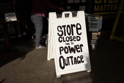 Stores closed due to power outages in South Africa